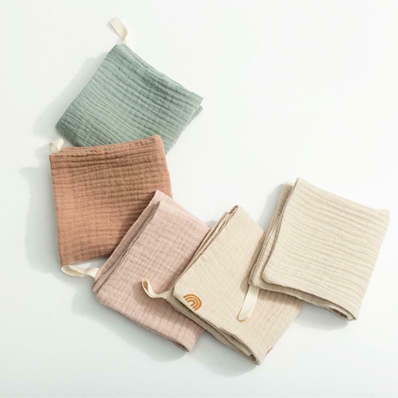 3 Pcs Baby Washcloths Newborn Saliva Towel Handkerchief Burp Face Wipe Accessory