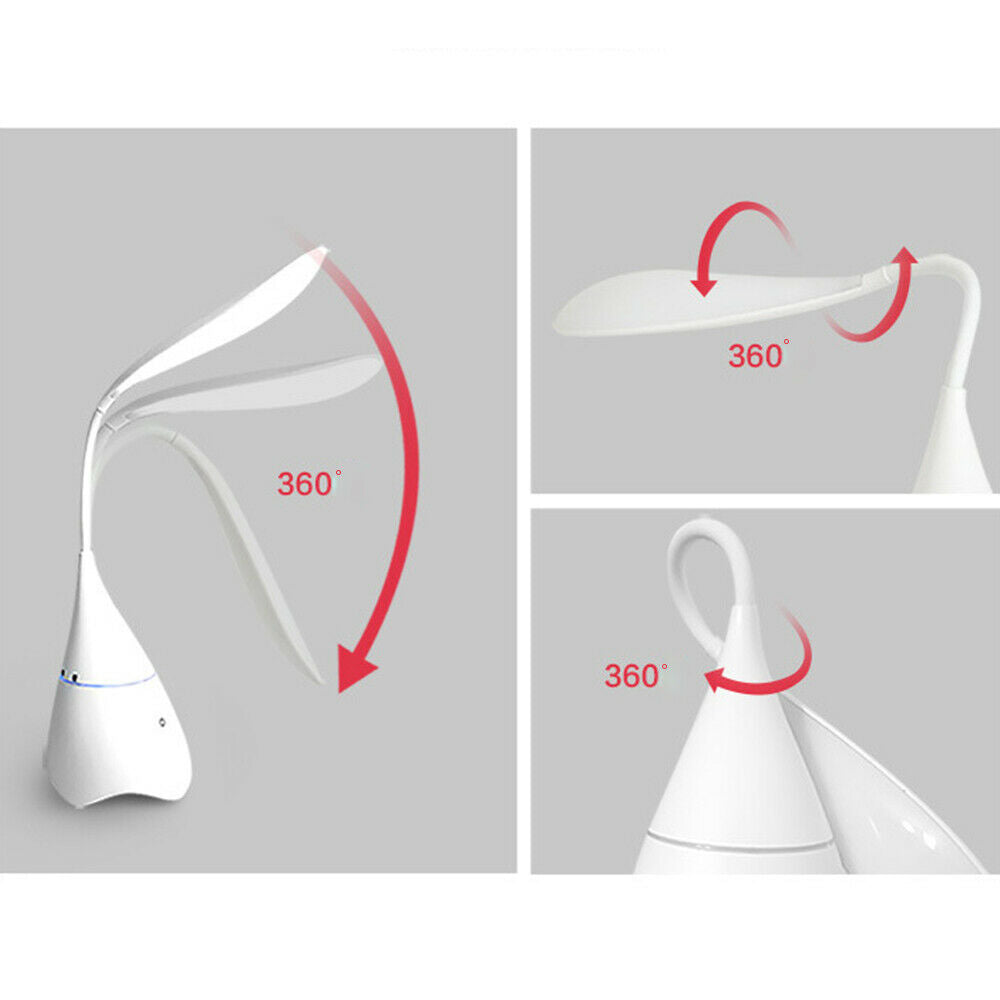 Usb Rechargeable Desk Lamp Led Bulb Wireless Table Light Speaker Bluetooth Lamp