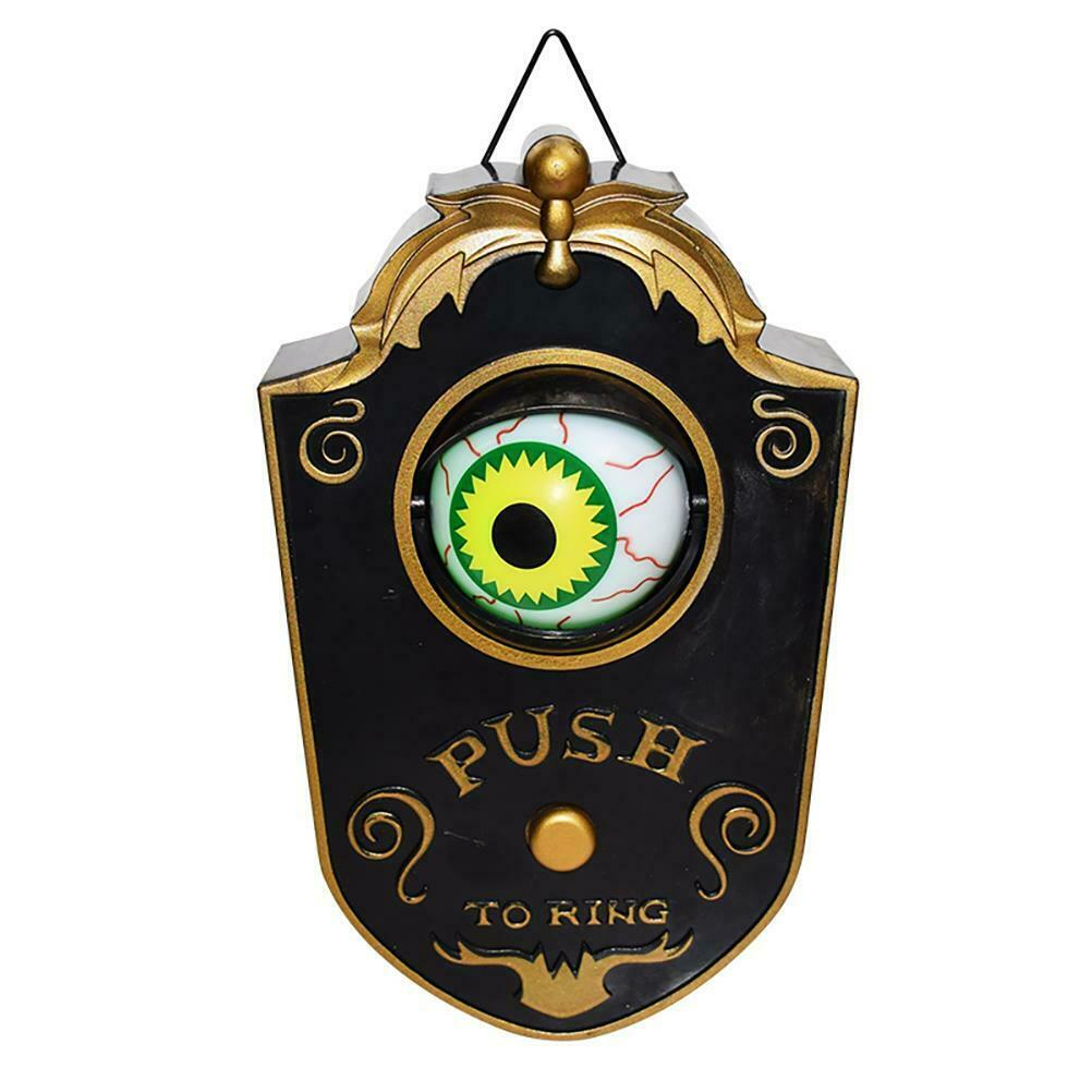 Halloween Doorbell Haunted Doorbell Animated Eyeball Halloween Haunted HouseProp