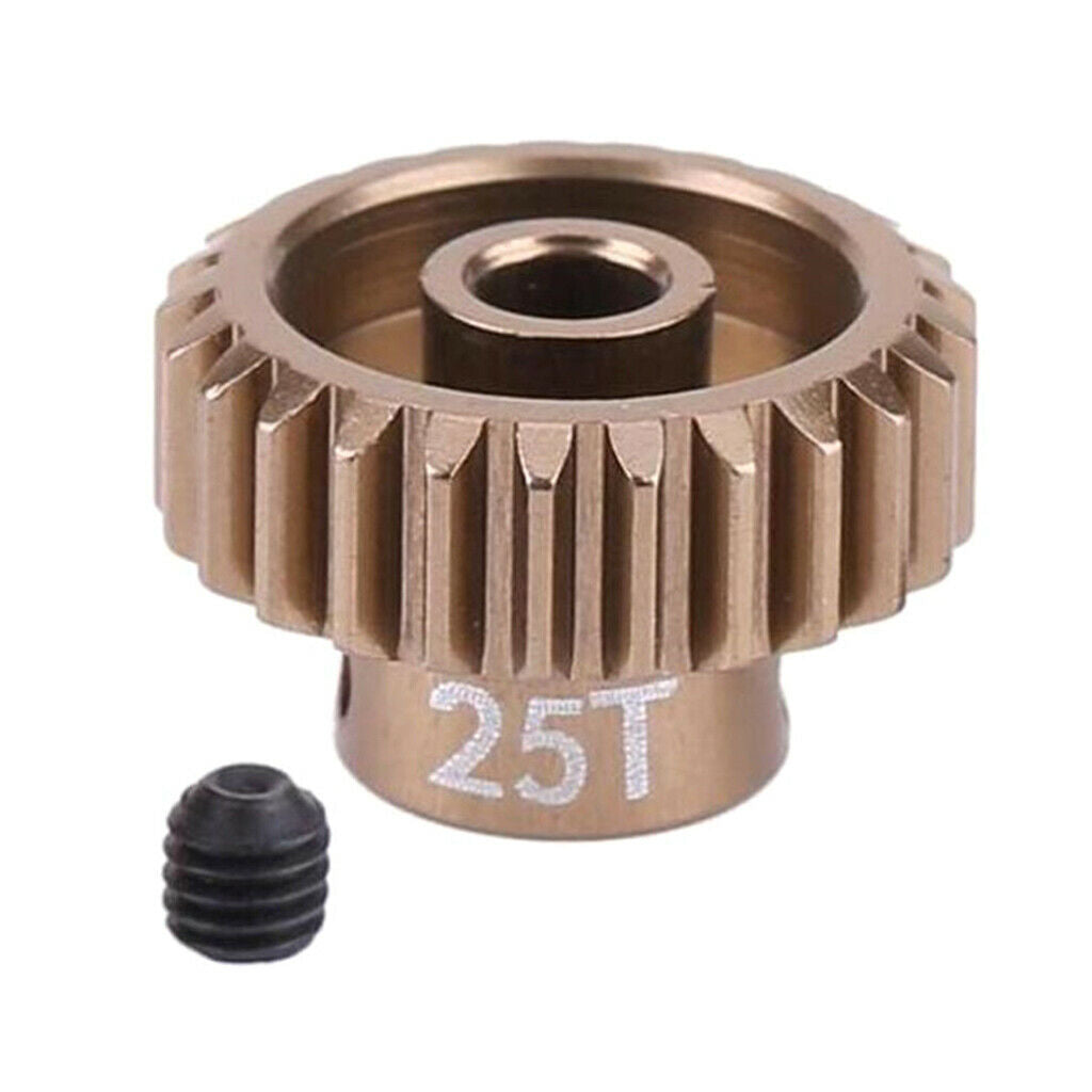 14.2mm Pinion Gear for RC 1:10 Brushed Brushless Motor Upgrade Kits (48P 25T)