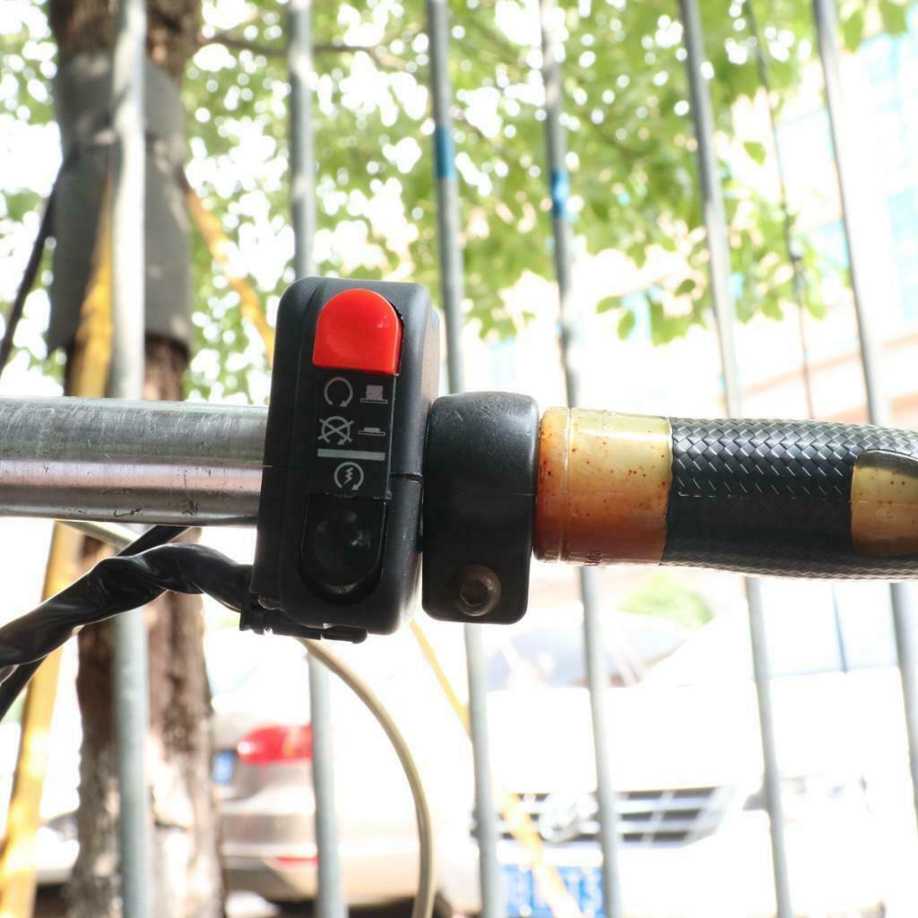 7/8" 22mm Motorcycle Handlebar Light ON OFF Starting Kill Switch Button