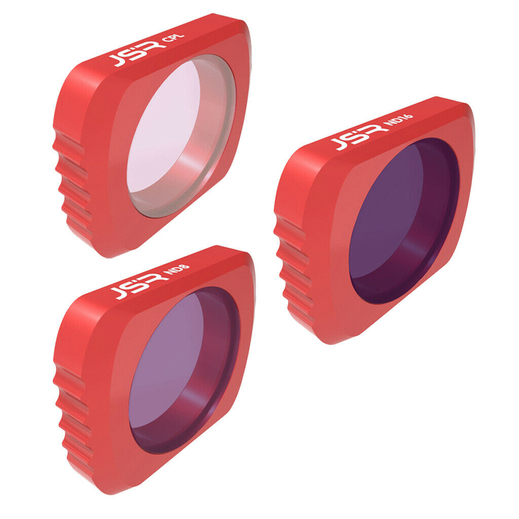 3 Pieces Nano Coated CPL/ND8/ND16 Lens Filter for DJI OSMO POCKET Gimbal Camera
