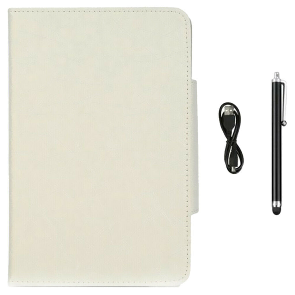 3 in 1 Universal Bluetooth Keyboard for 9-10 inch Tablet PC White