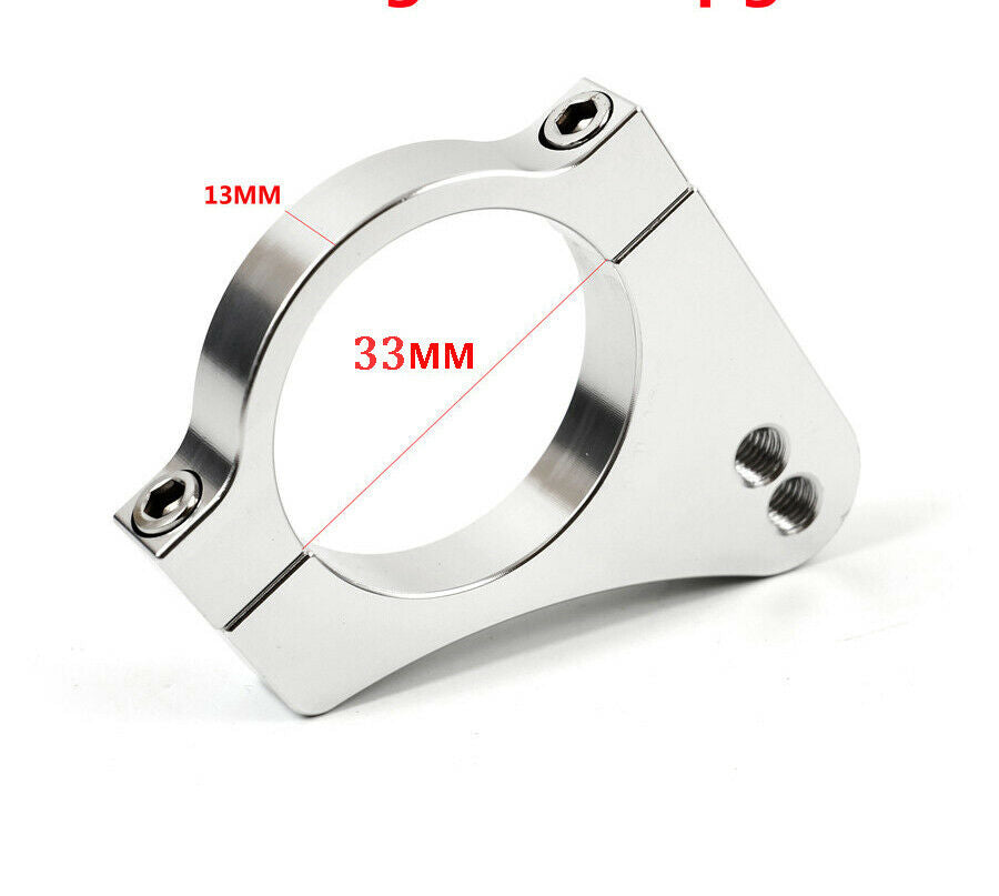 33MM CNC Motorcycle Steering Damper Stabilizer Bracket Fork Tube Mounting Clamp