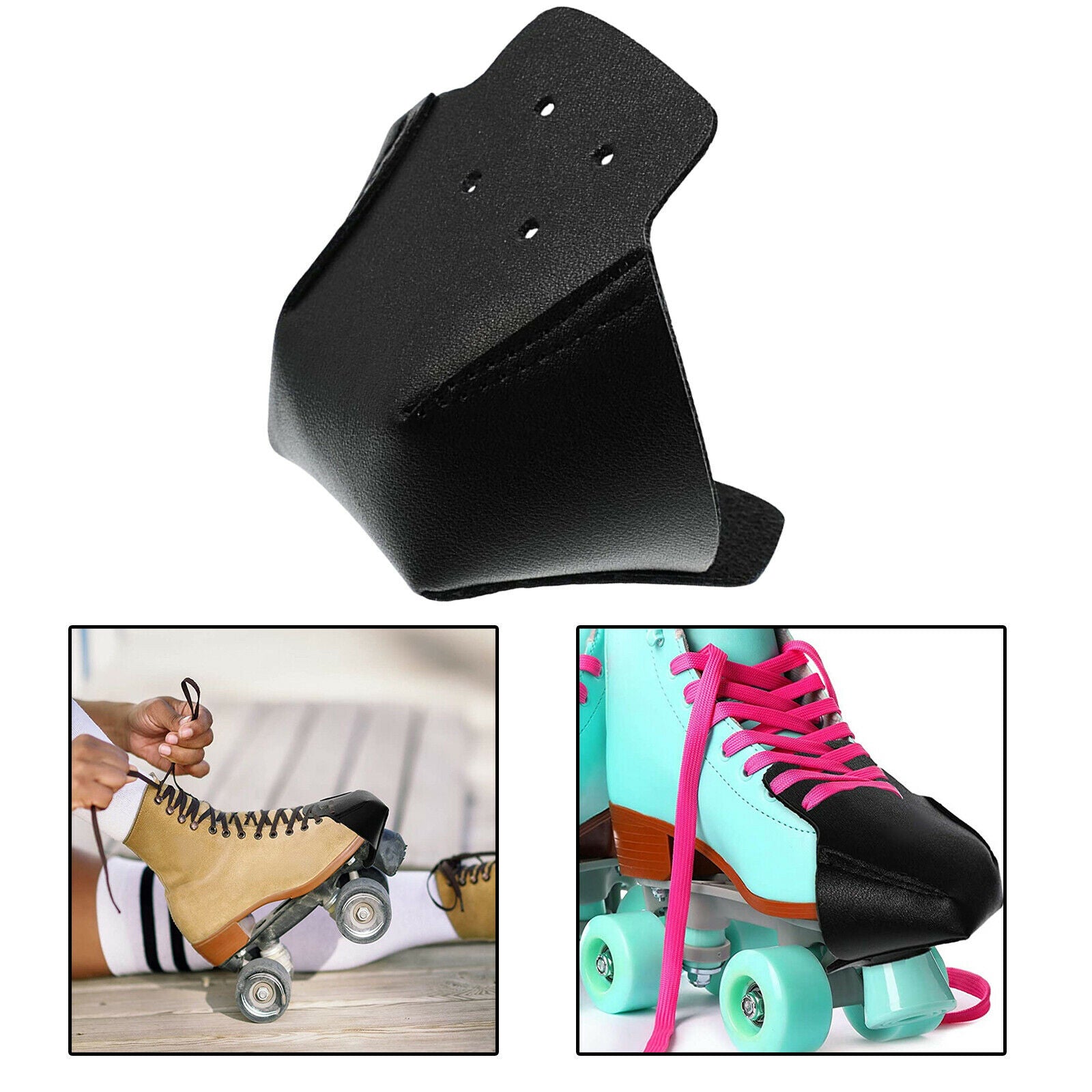 Toe  Guards Protectors, Leather Roller Skate  Protectors, Toe Caps