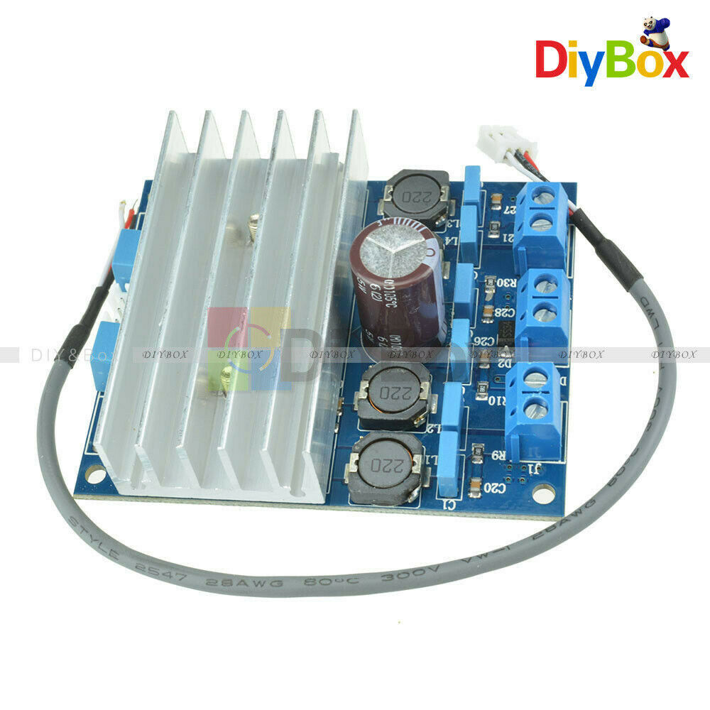 TDA7492 2 x 50W D Class High-Power Digital Amplifier Board AMP Board+ Radiator