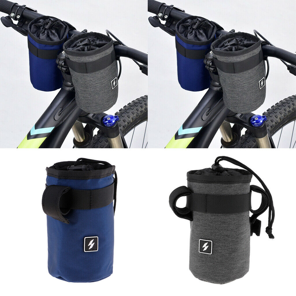 2 Count Sports Water Bottle Holder Carrier Pouch Camping Bike Handlebar Bags for