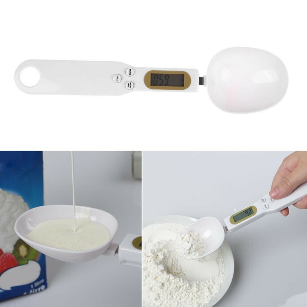 500g/0.1g Precise Digital Measuring Spoons LCD Kitchen Food Spoon Scale @