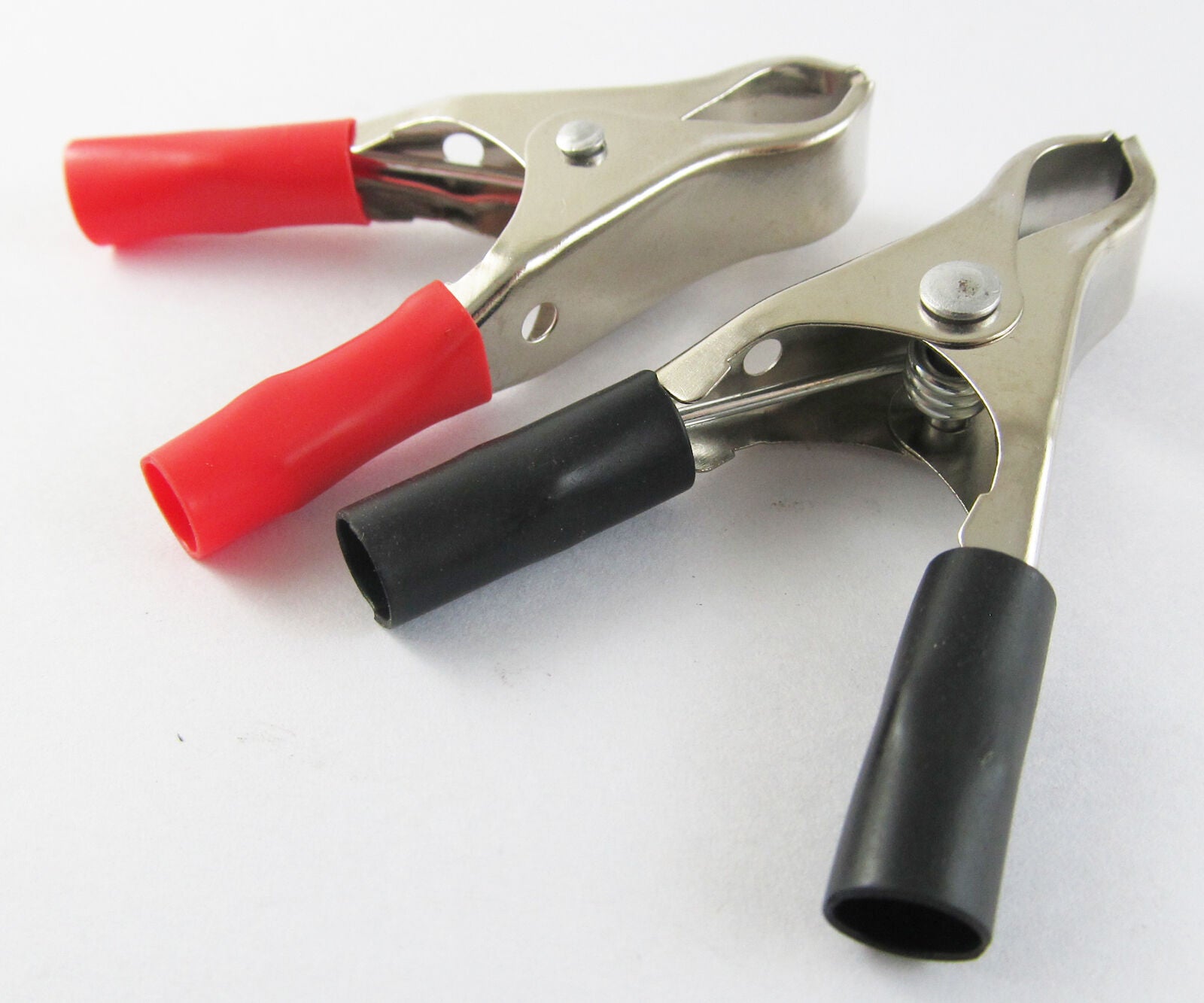 100 pcs Battery Clip Insulated Clamp 50mm 10A 2-0012
