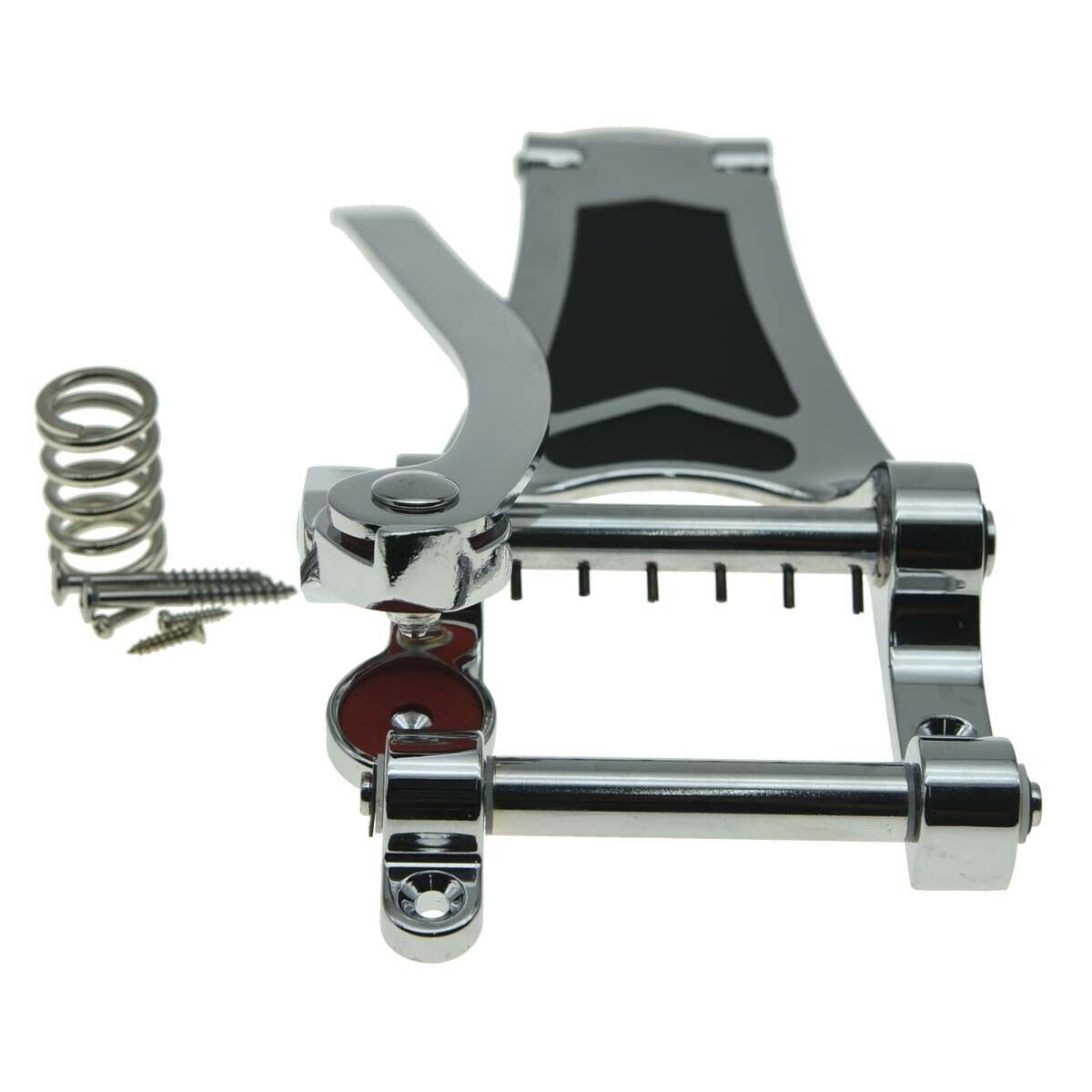 Chrome Vibrato Tremolo Bridge Tailpiece for Arch Top Electric Jazz Guitar