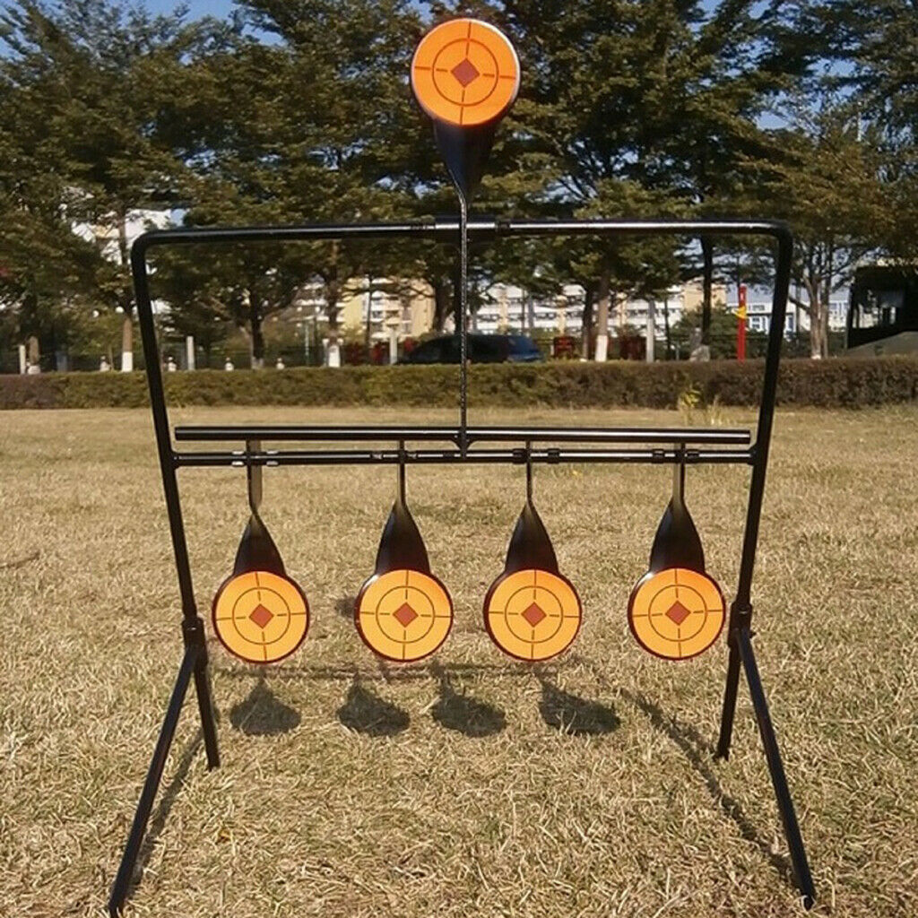 Compact  Shooting Target Self Resetting Target 3mm with 5 Targets