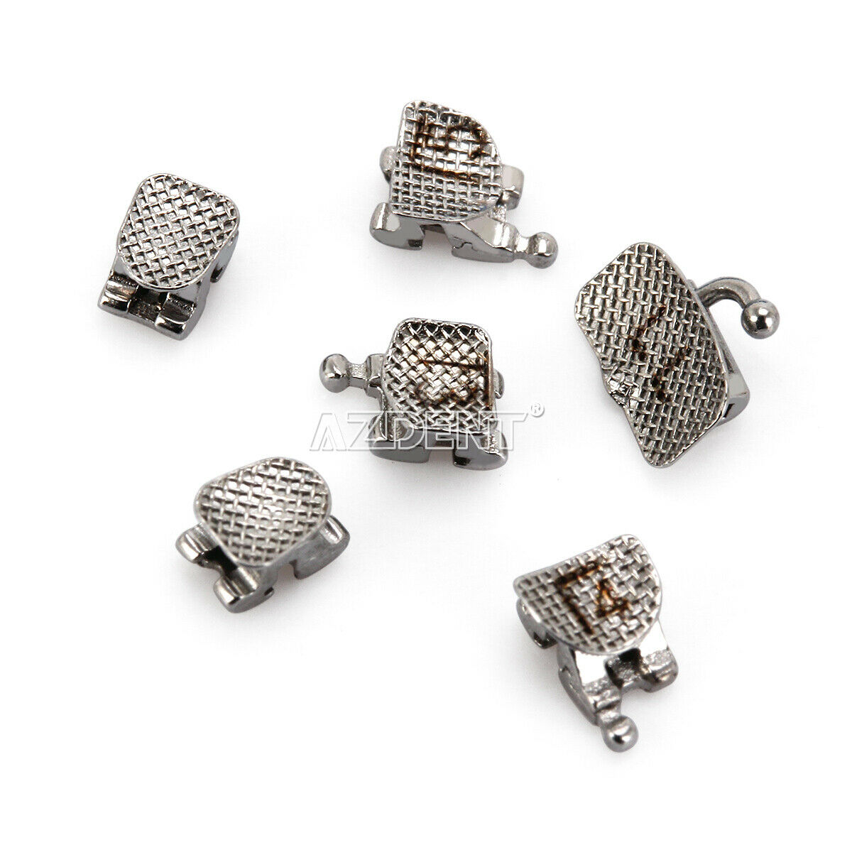 5X Orthodontic Dental Passive Self-Ligating Bracket Braces Roth .022 Hooks 3 4 5