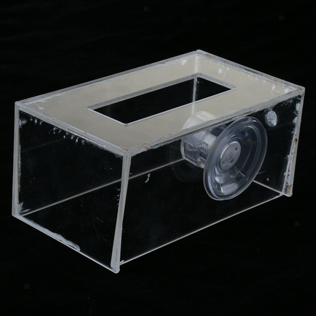 Aquarium   Tank Transparent Circle    Feeding Floating Food Tray