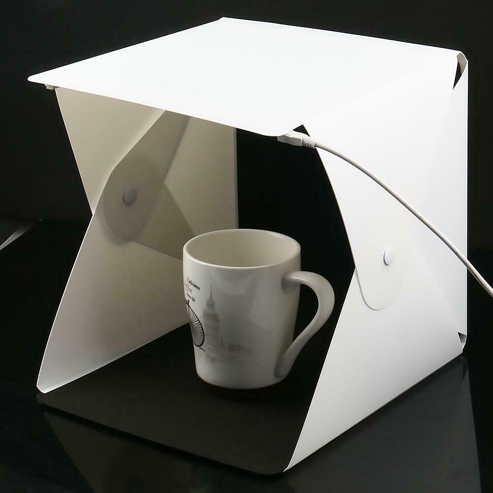 Portable 20x20cm Mini Folding Lightbox LED Studio Softbox for DSLR Camera  @