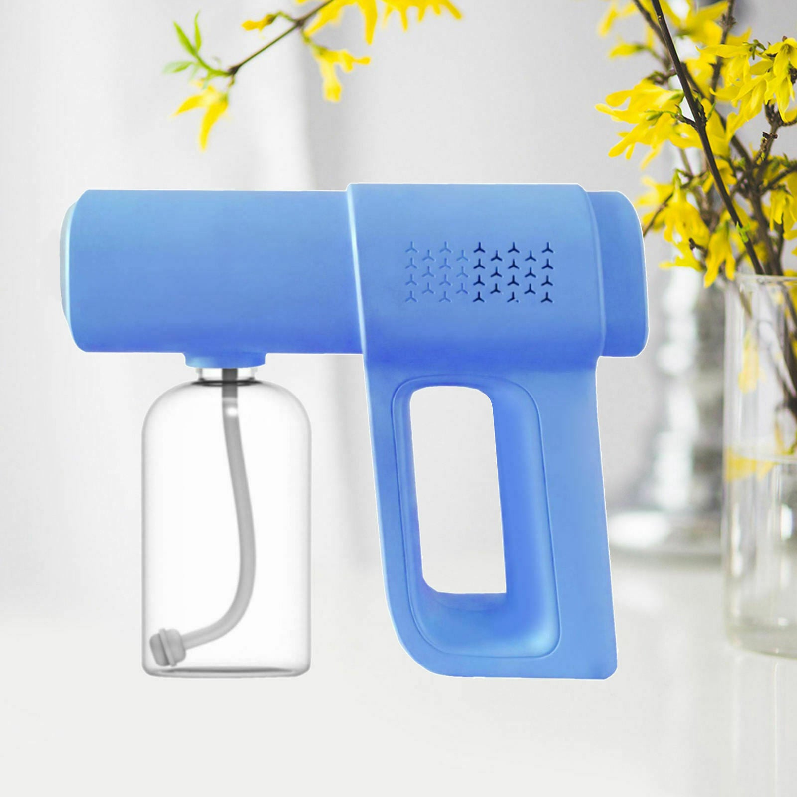 Portable, 380 Ml Fog Machine, Blue, Cordless, Electric Disinfection Sprayer