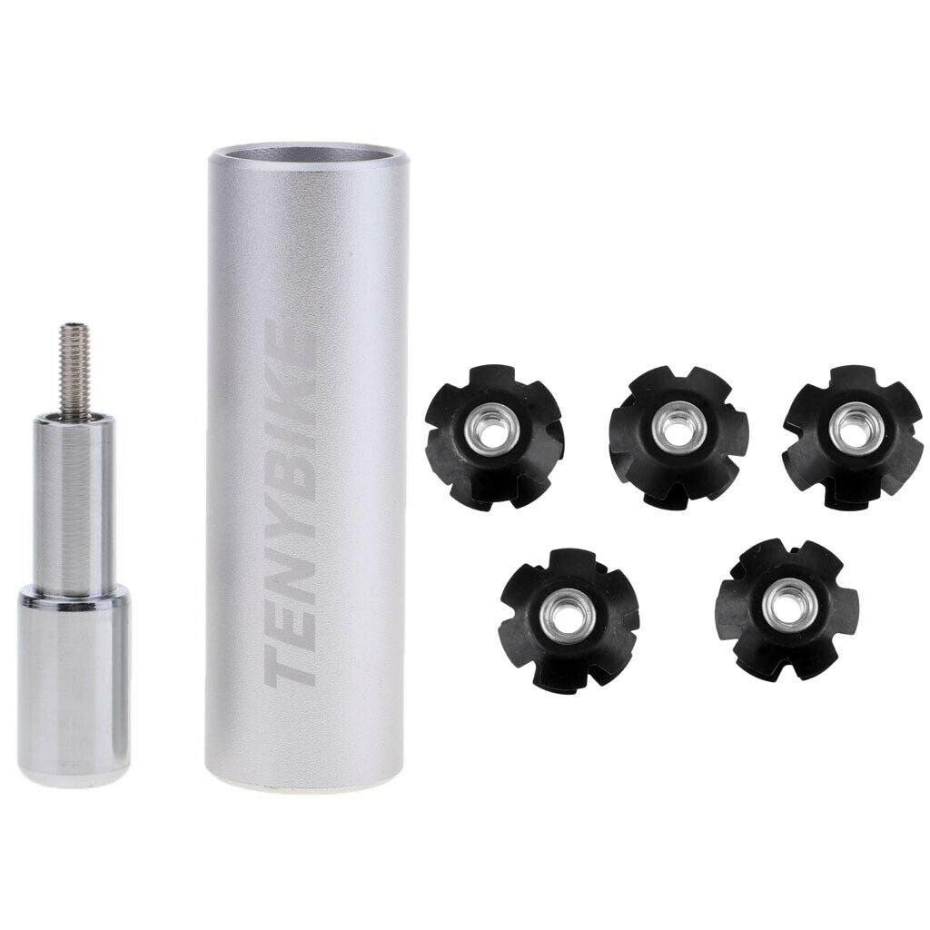 Bike Fork Headset Installer 1-1/8'' Star Nut Steer Crown Race Setter Washer