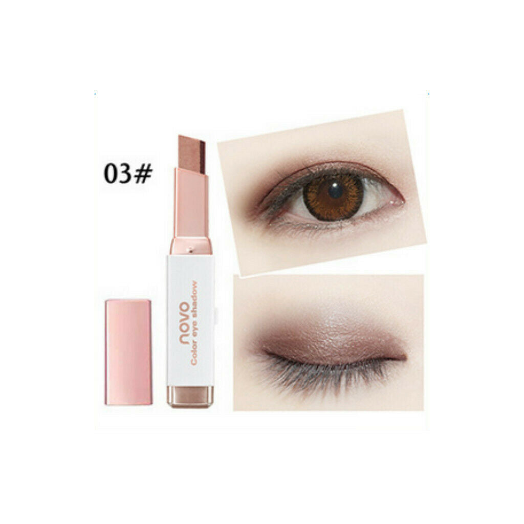 3Pcs Flower Jelly Lipstick Magic Color Change+1Pc Dual Color Eyeshadow Stick