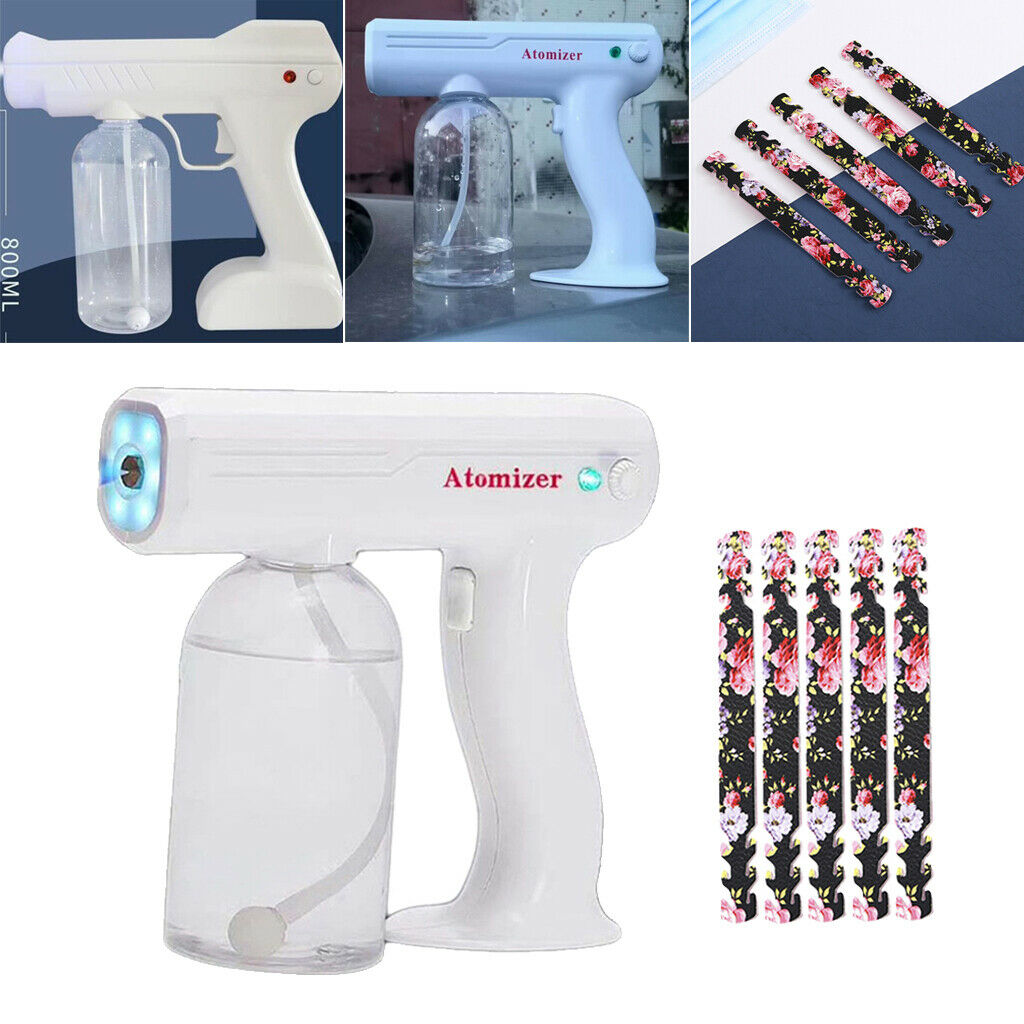 10W USB Nano Blue Light Sanitizer Spray Sprayer Disinfectant Fogger Machine Gun