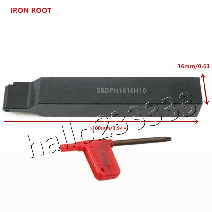 SRDPN1616H10（16mm*100mm）lathe External Turning Tool Holder + RPMT10T3MOE inserts