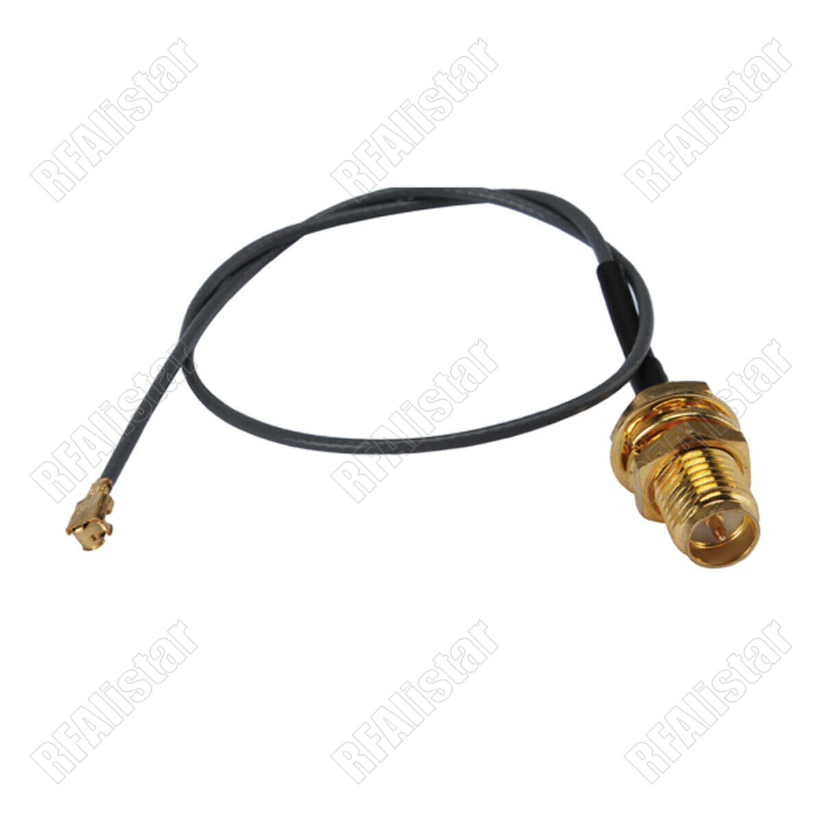 100x IPEX MHF4 to RP-SMA Female 0.81mm Cable for PCI Wifi Router M.2 Cards 30cm
