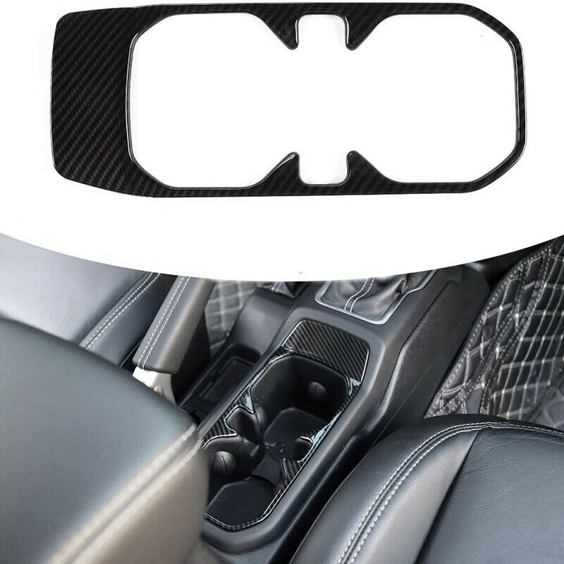 Front Drink Water Cup Holder Trim Cover for 2018 2019 2020 2021 Jeep WrangleH6S9
