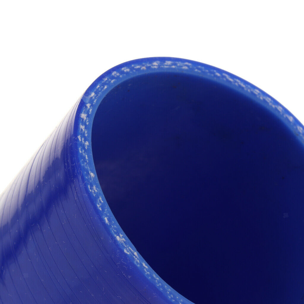 63mm 45 Degree 4 ply Silicone Elbows Turbo Hose Racing Coupler Pipe Blue