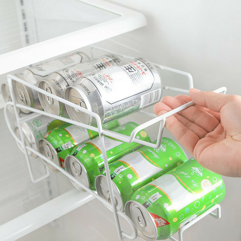 Beverage Beer Cola Cans Kitchen Storage Double-Layer Shelf Desktop Storage Rack