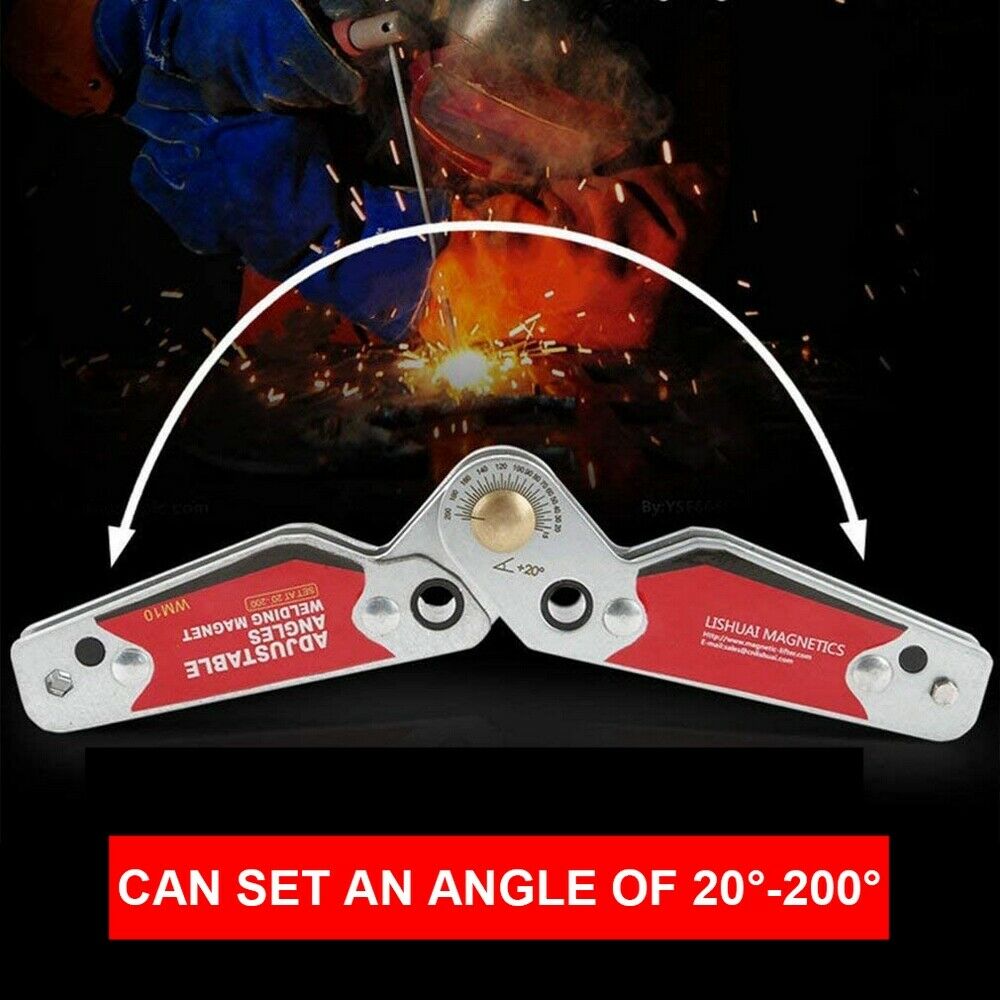 Adjustable Angle Magnet Magnetic Bracket Fixture Angle Clamp Welding Positioner