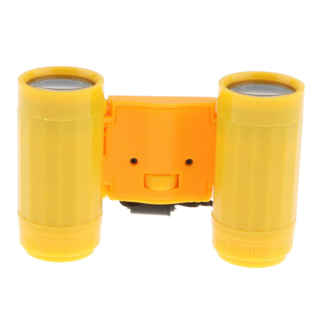 4 Pieces Portable 26mm 2.5X Plastic Binoculars Telescope Kids Science & Nature