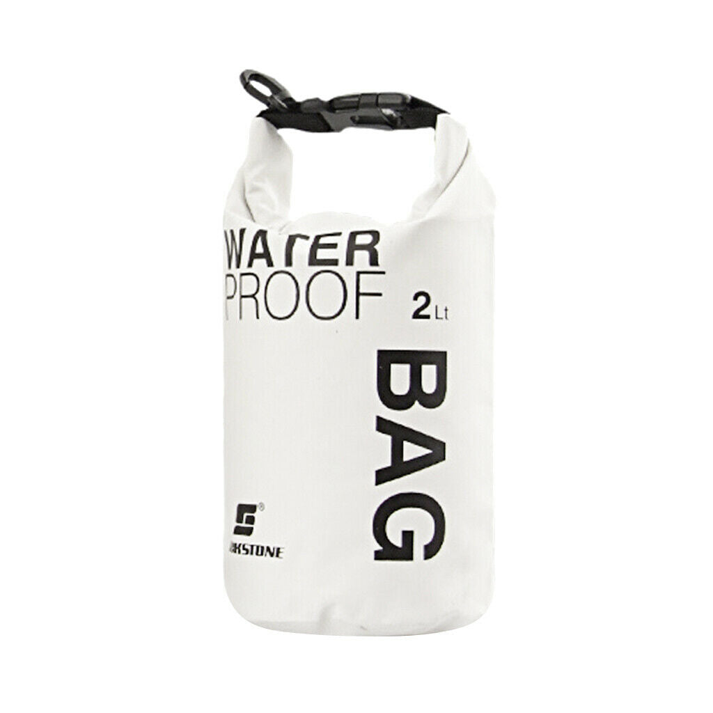 Waterproof Dry Bag Sack Pouch Kayaking Camping Rafting Floating 2L White