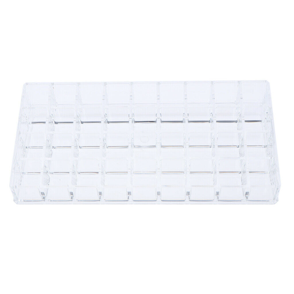 36 Spaces Clear Acrylic Lipstick Organizer Display Stand Cosmetic Makeup