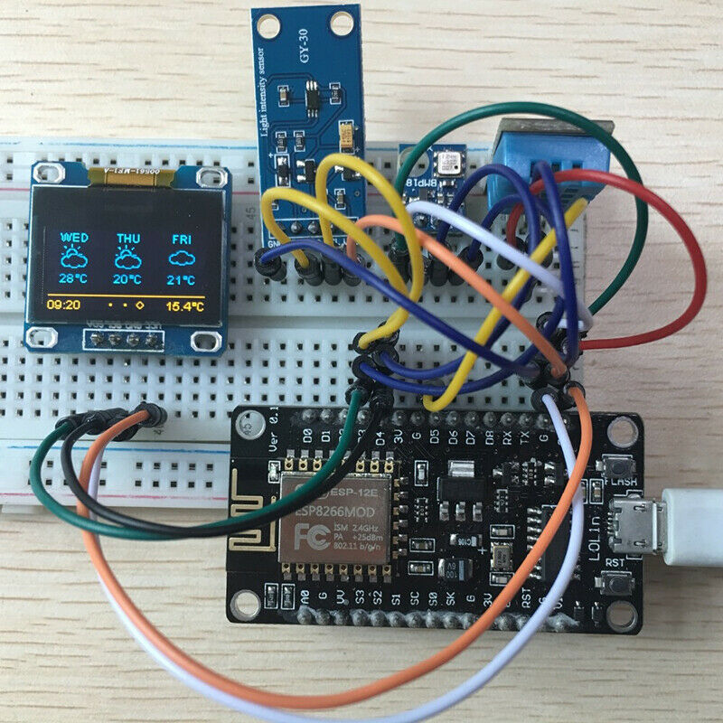 Arduino Set ESP8266 Weather Station for Arduino IDE IOT Starter English TutoBDA
