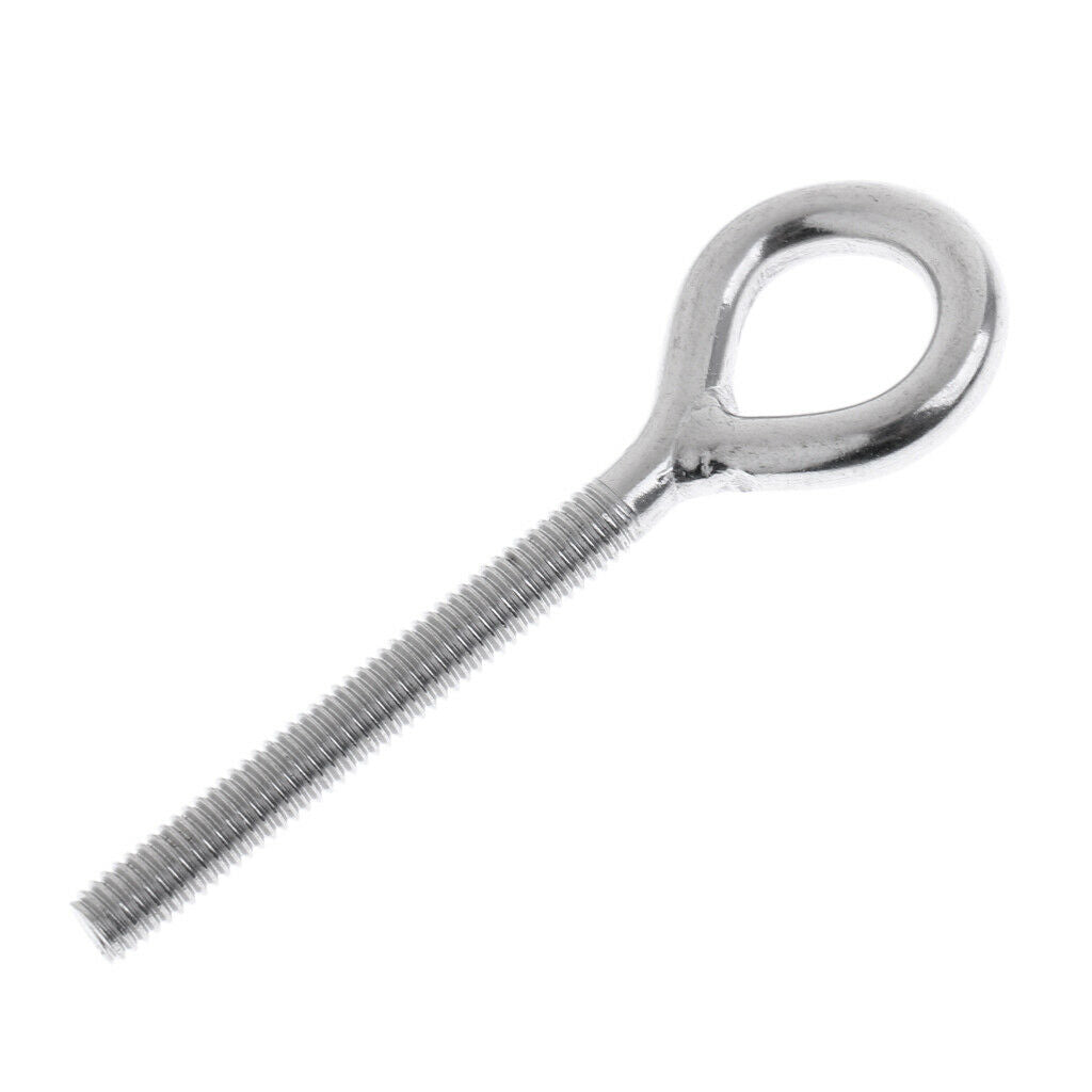 Stainless Steel Eyebolt Longshank Long Thread Welded Eye Bolt Hardware M5
