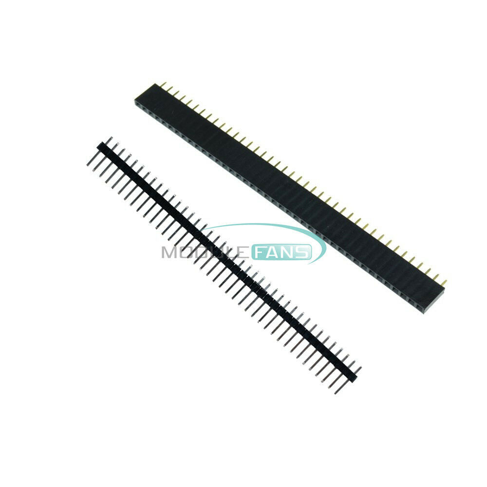 10PCS 40pin 2.54mm Male & Female Header Socket Row Strip PCB Connector Cool