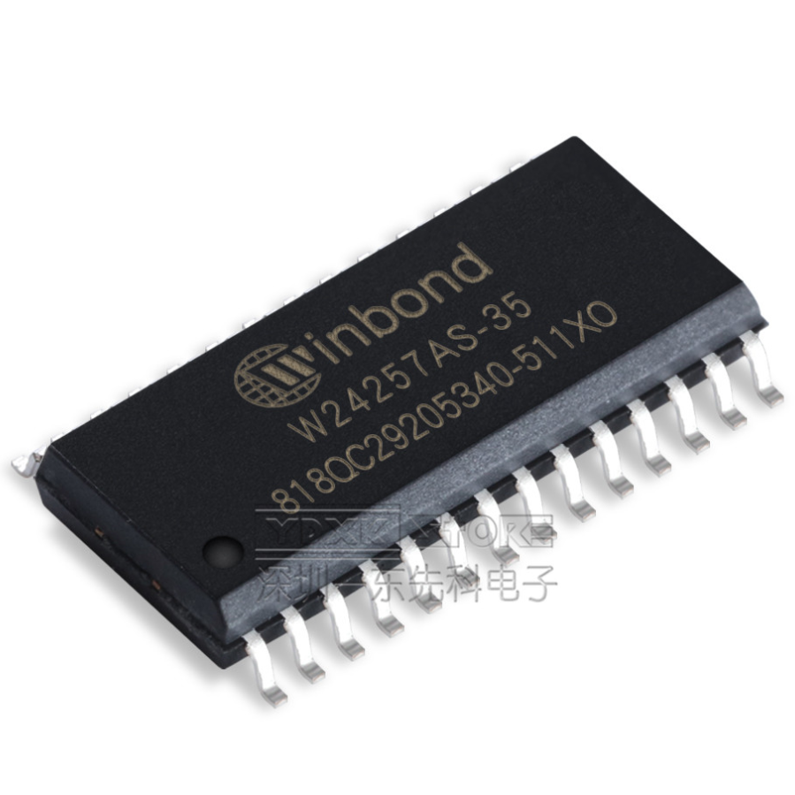 1PCS  IC WINBOND SOP-28 W24257AS-35 W24257AS