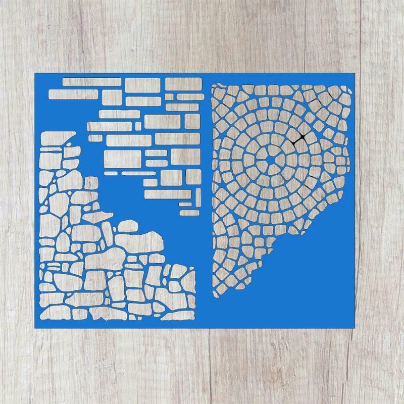 Geometric Metal Cutting Dies Stencil DIY Scrapbooking Album Paper Card Template