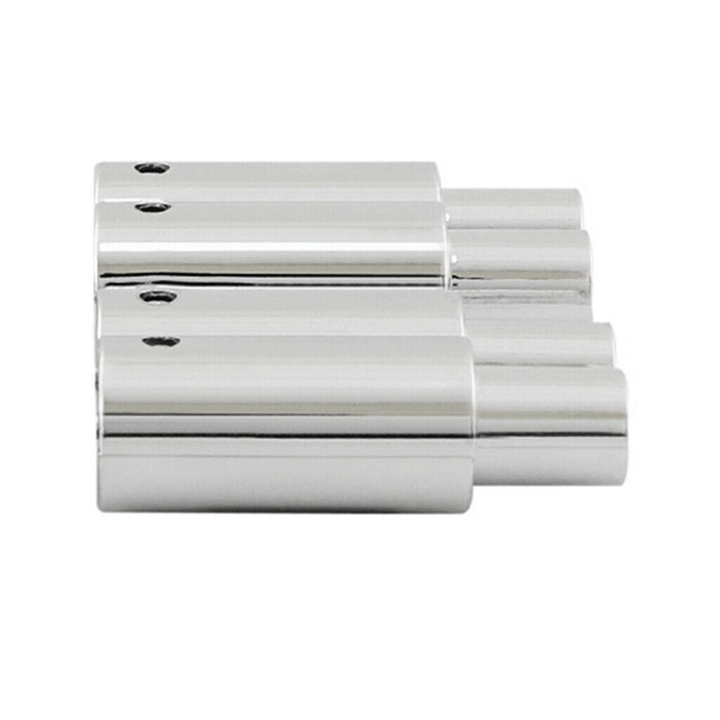 2Pcs 1/10 RC Racing Drifts Car Accessories Double Exhaust Pipes Accessories