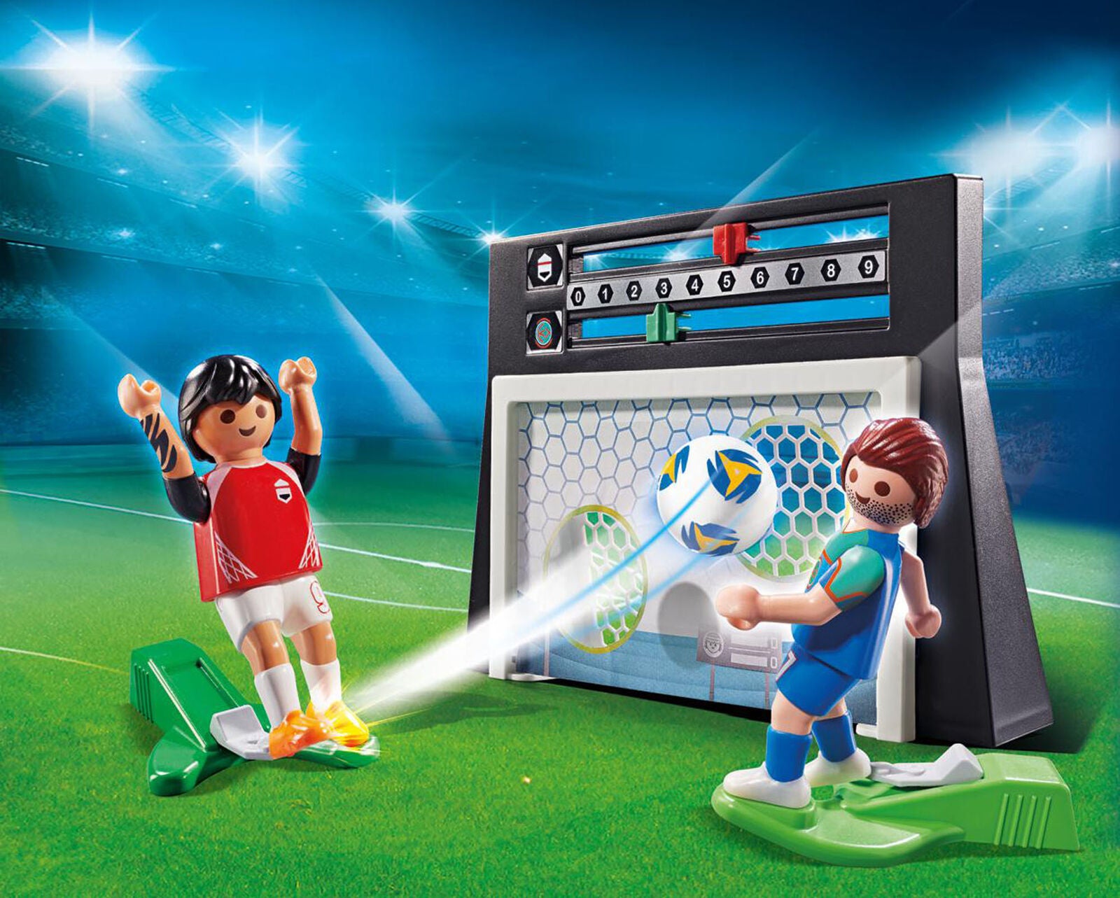 70245 Playmobil Soccer Shootout Contest Suitable for ages 5 years and up.
