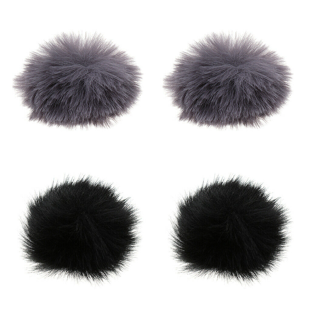 4pcs Microphone Windshield for Lapel Lavalier Microphone