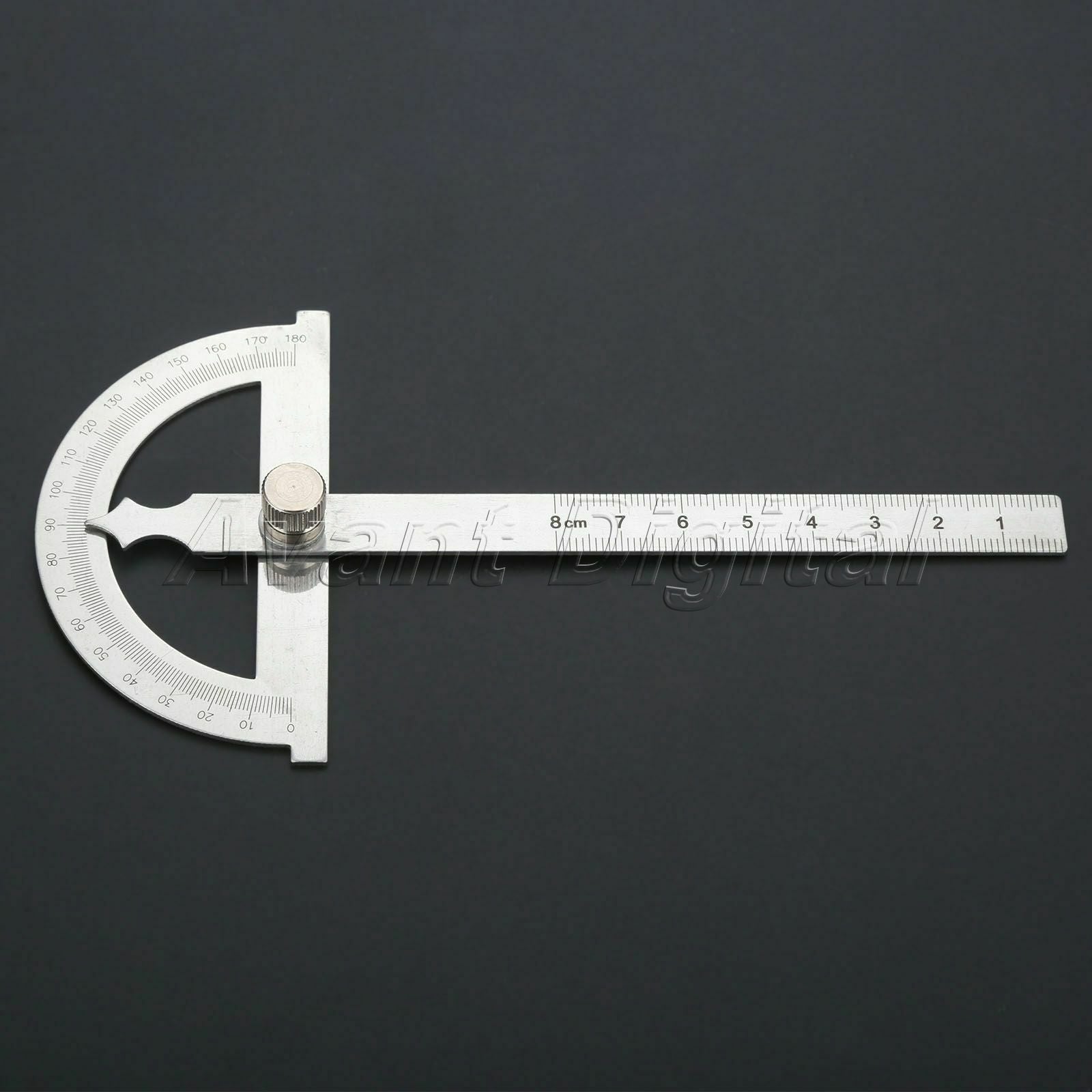 Stainless Steel Protractor Ruler 180 Degrees Angle Finder Measure Tool 80 *120mm