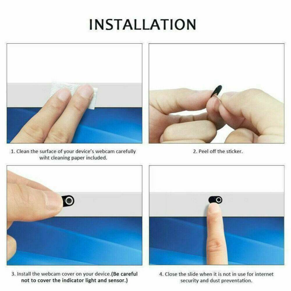 6*Webcam Slider Camera Cover Protect Privacy Phone Tablet Laptop TV Front Camera