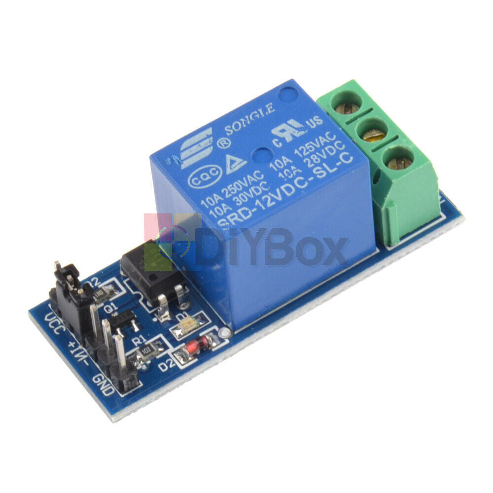 2PCS 12V 1CH 1 Channel Relay Module With Optocoupler Fit For Arduino PIC AVR ARM