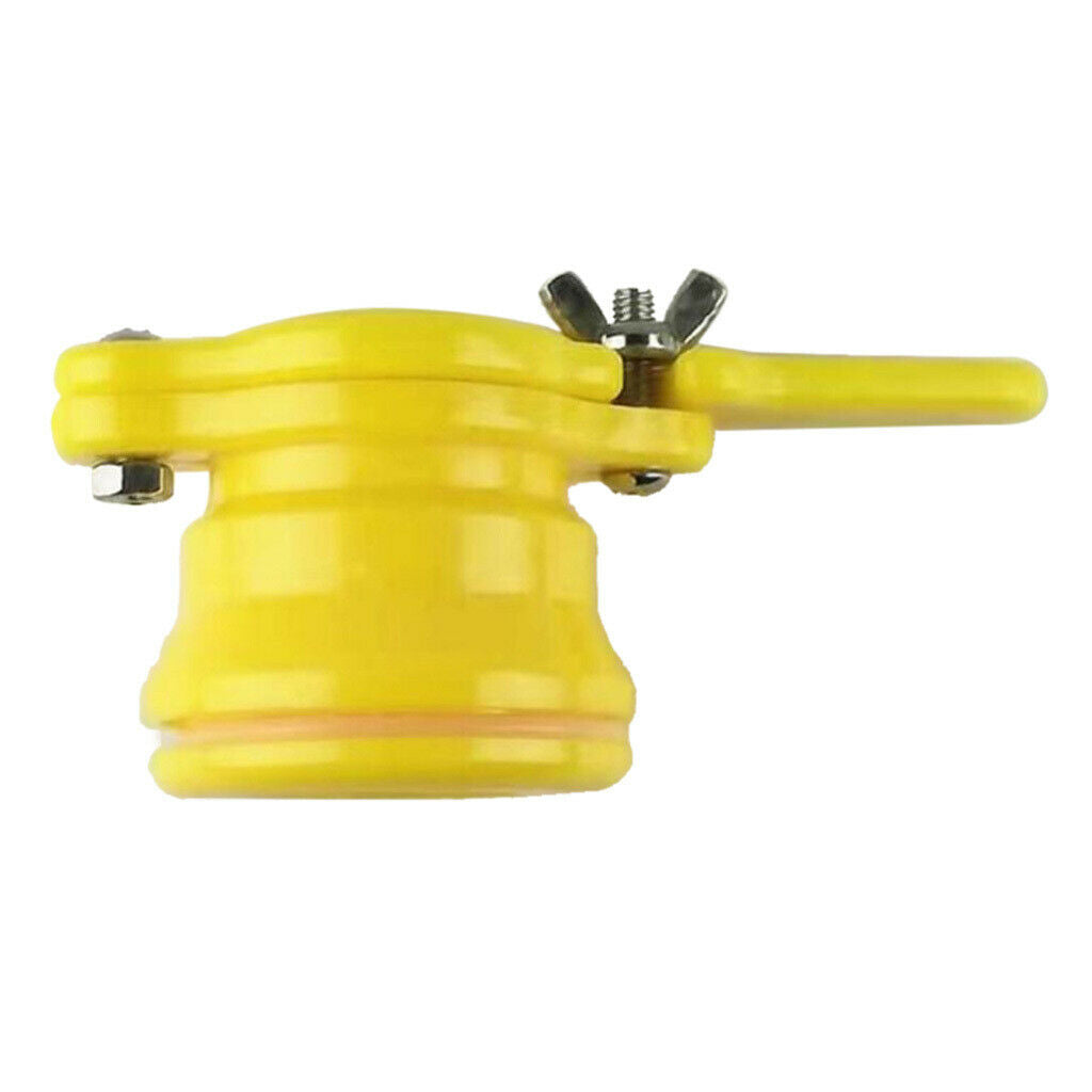 Durable Honey Gate Valve Extractor Bee Keeping Apiculture Tools Yellow