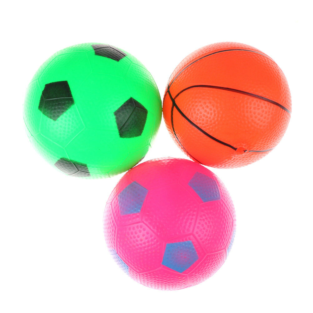 12cm Inflatable Basketball Football Blow Up Ball Kids Sports Outdoor Play.l8