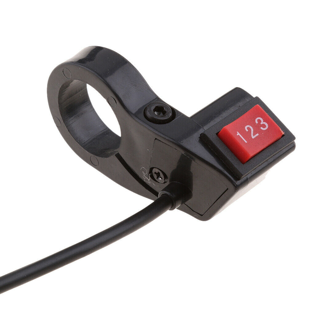 22mm Handlebar 3 Speed Position SPDT Switch High Medium Low 67cm Wire Cable