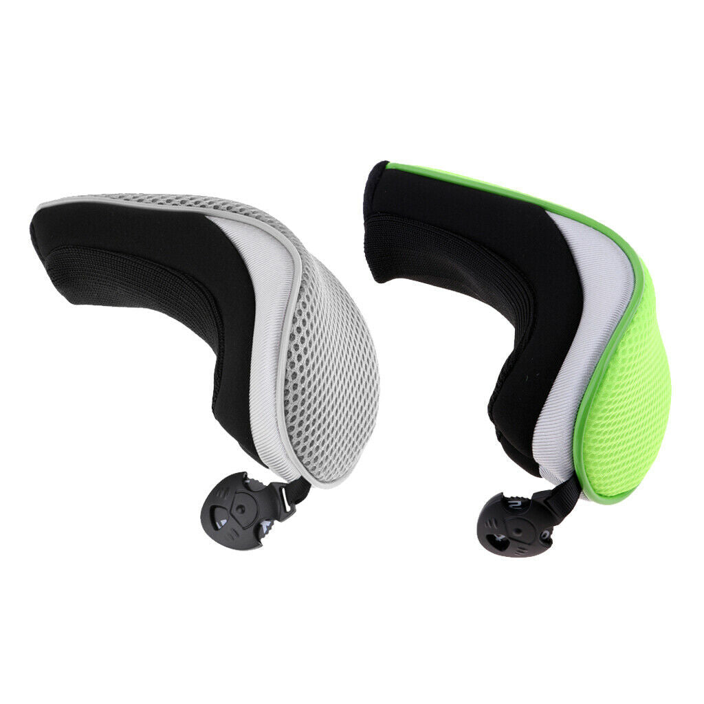 2x Pro Golf Hybrid UT Club Headcover Head Protector Cover Gift w/ No. Tag
