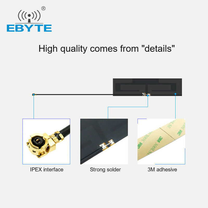 10Pcs PCB Internal Antenna 4G LTE Antenna TX4G-PCB-6613 CDEBYTE IPEX-I Interface