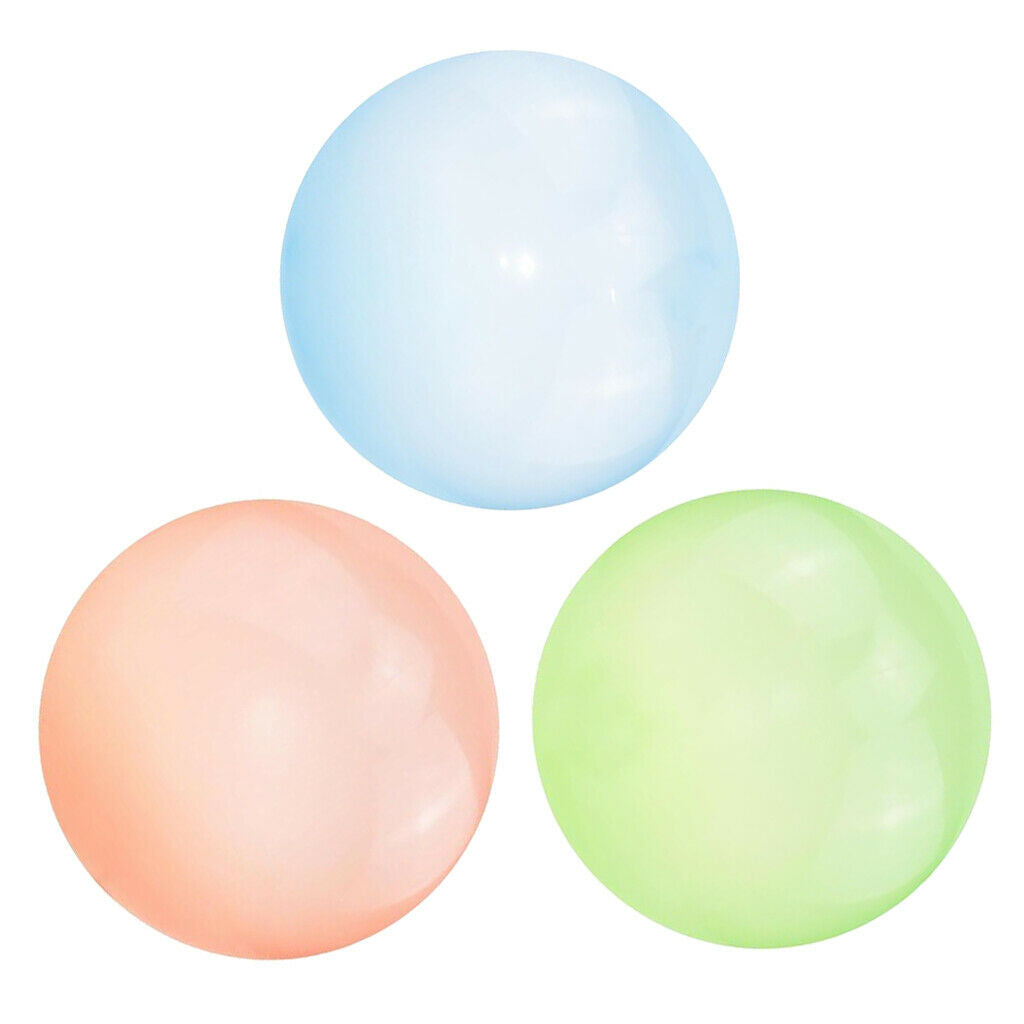3PC Firm Bubble Ball Balloon Amazing Balls Transparent Pool Kids Game Toys