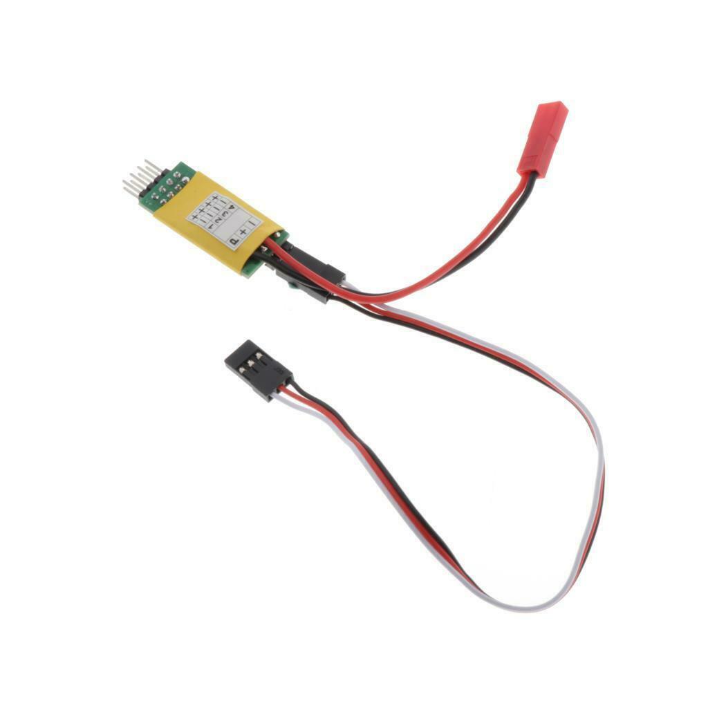 3 Channels Control Leds Switch 7 Ways Power Supply for 1/10 1/8 RC Car Parts