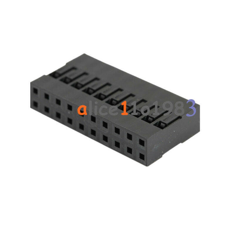 50PCS Dupont Connector Housing Female Connector 2.54mm 2,54mm 2x10Pin